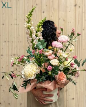 dziki flower box pastelowy XL